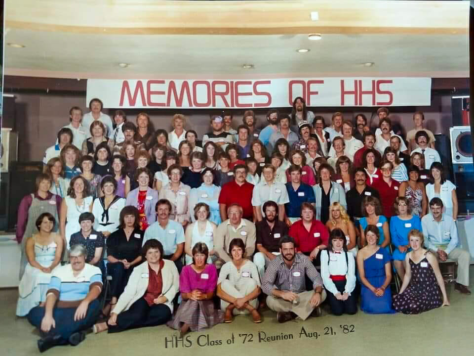 Yearbook Hoquiam 1972 10 year reunion